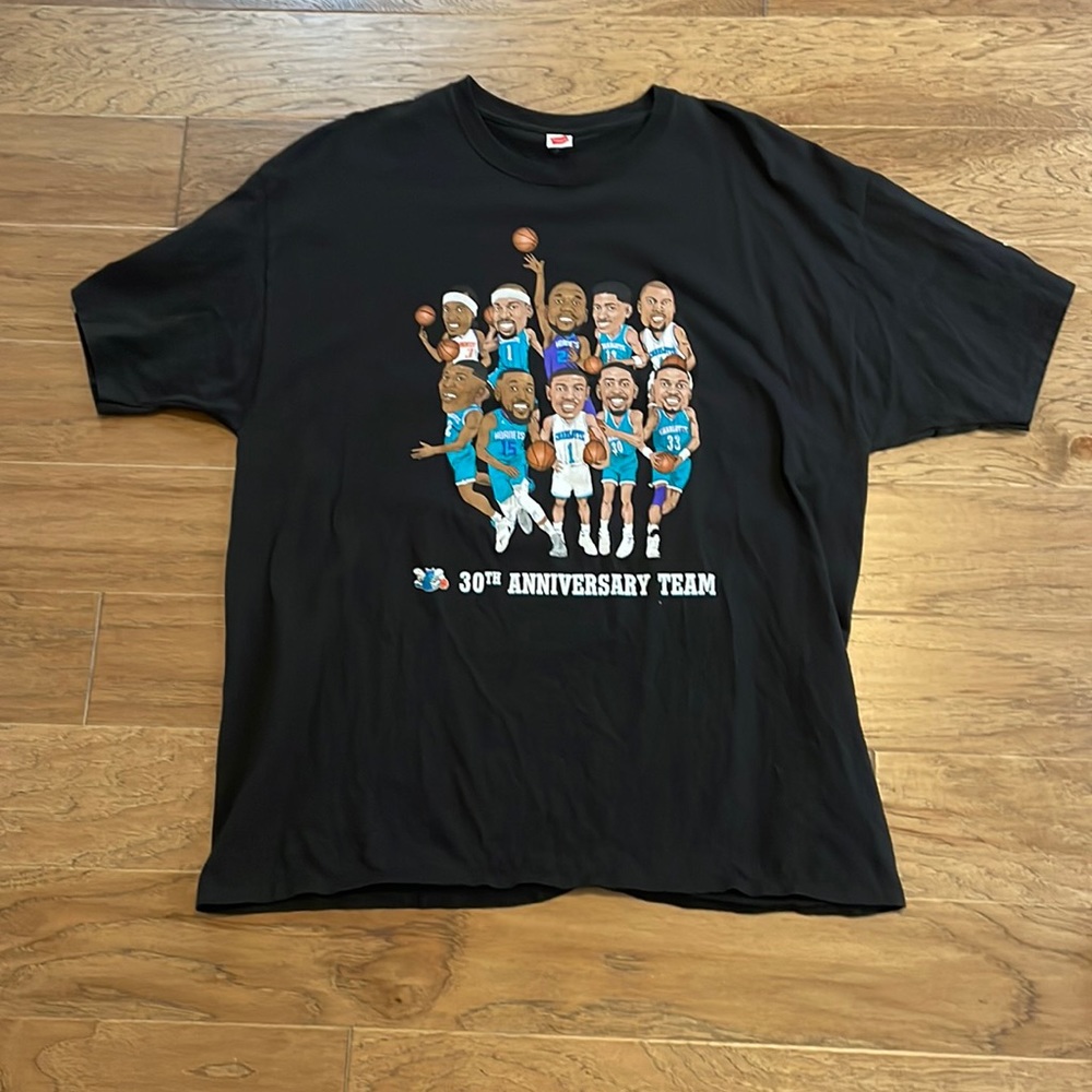 Charlotte Hornets 30th Anniversary Team Graphic T-Shirt